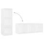 Muebles de salón 3 piezas madera de ingeniería gris brillo by , TV Furniture - Ref: Foro24-3080015, Price: 114,26 €, Discount: %