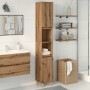 Armario de baño madera contrachapada roble artisan 30x30x190 cm by , bathroom vanities - Ref: Foro24-857103, Price: 95,30 €, ...