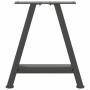 Patas para mesa de centro en forma de A (2 unidades), antracita, 50 x (42-43) cm, acero von , Tischbeine - Ref: Foro24-401283...