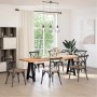 Patas para mesa de comedor en forma de A (2 unidades), color negro, 60 x (72-73) cm, acero | Foro24.es | Tu tienda online para hogar, jardín y más Foro24.es
