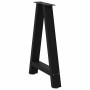 Patas para mesa de comedor en forma de A (2 unidades), color negro, 60 x (72-73) cm, acero | Foro24.es | Tu tienda online para hogar, jardín y más Foro24.es
