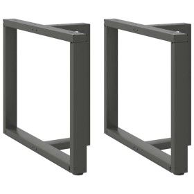 Patas para mesa de comedor en forma de T (2 unidades), antracita, 90 x 35 x (72-73) cm, acero von , Tischbeine - Ref: Foro24-...