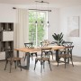 Patas para mesa de comedor en forma de T (2 unidades), antracita, 90 x 35 x (72-73) cm, acero by , Table legs - Ref: Foro24-4...