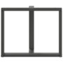 Patas para mesa de comedor en forma de T (2 unidades), antracita, 90 x 35 x (72-73) cm, acero by , Table legs - Ref: Foro24-4...