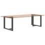 Patas para mesa de comedor en forma de T (2 unidades), antracita, 90 x 35 x (72-73) cm, acero by , Table legs - Ref: Foro24-4...