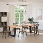 Patas para mesa de comedor en forma de T (2 unidades), color negro, 90 x 35 x (72-73) cm, acero von , Tischbeine - Ref: Foro2...