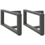 Patas para mesa de centro en forma de T (2 unidades), antracita, 70 x 25 x (30-31) cm, acero | Foro24.es | Tu tienda online para hogar, jardín y más Foro24.es