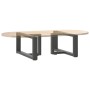 Patas para mesa de centro en forma de T (2 unidades), antracita, 70 x 25 x (30-31) cm, acero | Foro24.es | Tu tienda online para hogar, jardín y más Foro24.es