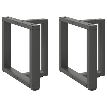 Patas para mesa de centro en forma de T (2 unidades), antracita, 50 x 25 x (42-43) cm, acero | Foro24.es | Tu tienda online para hogar, jardín y más Foro24.es