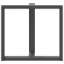 Patas para mesa de comedor en forma de T (2 unidades), antracita, 70 x 35 x (72-73) cm, acero by , Table legs - Ref: Foro24-4...