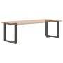 Patas para mesa de comedor en forma de T (2 unidades), antracita, 70 x 35 x (72-73) cm, acero by , Table legs - Ref: Foro24-4...
