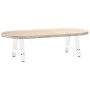 Patas para mesa de centro en forma de A (2 unidades), color blanco, 50 x (30-31) cm, acero | Foro24.es | Tu tienda online para hogar, jardín y más Foro24.es