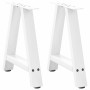 Patas para mesa de centro en forma de A (2 unidades), color blanco, 38 x (42-43) cm, acero | Foro24.es | Tu tienda online para hogar, jardín y más Foro24.es
