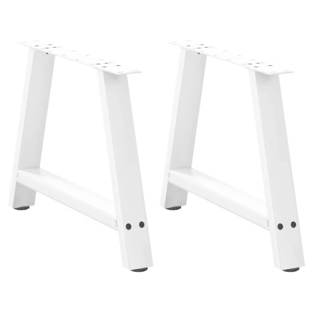 Patas para mesa de centro en forma de A (2 unidades), color blanco, 70 x (42-43) cm, acero | Foro24.es | Tu tienda online para hogar, jardín y más Foro24.es
