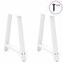 Patas para mesa de comedor en forma de A (2 unidades), color blanco, 80 x (72-73) cm, acero | Foro24.es | Tu tienda online para hogar, jardín y más Foro24.es