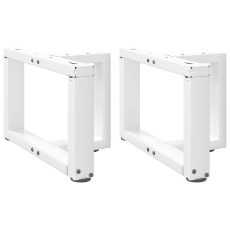 Patas para mesa de centro en forma de T (2 unidades), color blanco, 40 x 25 x (30-31) cm, acero | Foro24.es | Tu tienda online para hogar, jardín y más Foro24.es