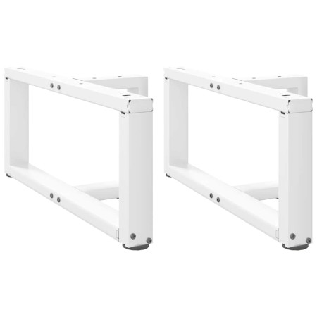 Patas para mesa de centro en forma de T (2 unidades), color blanco, 60 x 25 x (30-31) cm, acero | Foro24.es | Tu tienda online para hogar, jardín y más Foro24.es