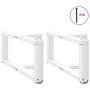 Patas para mesa de centro en forma de T (2 unidades), color blanco, 60 x 25 x (30-31) cm, acero | Foro24.es | Tu tienda online para hogar, jardín y más Foro24.es