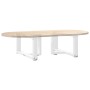 Patas para mesa de centro en forma de T (2 unidades), color blanco, 60 x 25 x (30-31) cm, acero | Foro24.es | Tu tienda online para hogar, jardín y más Foro24.es