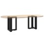 Patas para mesa de centro en forma de T (2 unidades), color negro, 38 x 25 x (42-43) cm, acero von , Tischbeine - Ref: Foro24...
