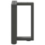 Patas para mesa de centro en forma de T (2 unidades), antracita, 38 x 25 x (42-43) cm, acero | Foro24.es | Tu tienda online para hogar, jardín y más Foro24.es