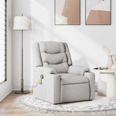 Sillón de masaje reclinable de tela gris nube von , Sessel - Ref: Foro24-4019935, Preis: 223,21 €, Rabatt: %