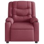 Sillón reclinable eléctrico tela rojo tinto | Foro24.es | Tu tienda online para hogar, jardín y más Foro24.es