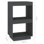 Regal aus massivem Kiefernholz grau 40x35x71 cm von vidaXL, Bücherregale und Regale - Ref: Foro24-810841, Preis: 31,45 €, Rab...