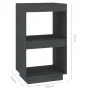 Solid gray pine wood shelf 40x35x71 cm by vidaXL, Bookcases and shelves - Ref: Foro24-810841, Price: 31,45 €, Discount: %
