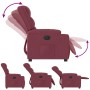Sillón reclinable eléctrico tela rojo tinto | Foro24.es | Tu tienda online para hogar, jardín y más Foro24.es