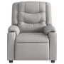 Sillón reclinable eléctrico de tela gris nube de , Sillones - Ref: Foro24-3310253, Precio: 266,72 €, Descuento: %