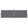 Retractable side awning in anthracite color, 200x600 cm. by vidaXL, Umbrellas - Ref: Foro24-318008, Price: 139,36 €, Discount: %