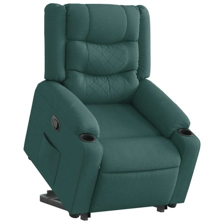 Sillón reclinable elevable tela verde oscuro von , Sessel - Ref: Foro24-3310264, Preis: 290,93 €, Rabatt: %