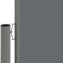 Retractable side awning in anthracite color, 200x600 cm. by vidaXL, Umbrellas - Ref: Foro24-318008, Price: 139,48 €, Discount: %