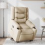 Sillón reclinable elevable de tela color crema | Foro24.es | Tu tienda online para hogar, jardín y más Foro24.es