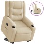 Sillón reclinable elevable de tela color crema | Foro24.es | Tu tienda online para hogar, jardín y más Foro24.es