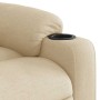Sillón reclinable elevable de tela color crema | Foro24.es | Tu tienda online para hogar, jardín y más Foro24.es