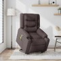 Silla de masaje reclinable de pie de tela marrón oscuro | Foro24.es | Tu tienda online para hogar, jardín y más Foro24.es