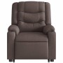 Silla de masaje reclinable de pie de tela marrón oscuro | Foro24.es | Tu tienda online para hogar, jardín y más Foro24.es