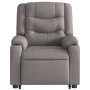 Sillón eléctrico reclinable elevable de tela gris taupe | Foro24.es | Tu tienda online para hogar, jardín y más Foro24.es