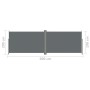 Toldo lateral retráctil antracita 200x600 cm de vidaXL, Sombrillas - Ref: Foro24-318008, Precio: 139,48 €, Descuento: %