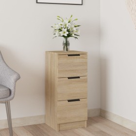 Sideboard aus Sonoma-Eichensperrholz, 30 x 30 x 70 cm von vidaXL, Sideboards - Ref: Foro24-811157, Preis: 65,11 €, Rabatt: %