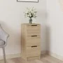 Aparador de madera contrachapada roble Sonoma 30x30x70 cm de vidaXL, Aparadores - Ref: Foro24-811157, Precio: 63,78 €, Descue...