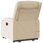 Sillón de masaje eléctrico reclinable elevable tela crema by , Armchairs - Ref: Foro24-3310287, Price: 348,64 €, Discount: %