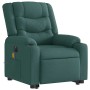 Sillón masaje eléctrico reclinable elevable tela verde oscuro | Foro24.es | Tu tienda online para hogar, jardín y más Foro24.es
