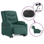 Sillón masaje eléctrico reclinable elevable tela verde oscuro | Foro24.es | Tu tienda online para hogar, jardín y más Foro24.es
