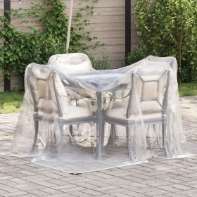 Lona transparente con ojales polietileno 2x3 m
