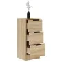 Sideboard aus Sonoma-Eichensperrholz, 30 x 30 x 70 cm von vidaXL, Sideboards - Ref: Foro24-811157, Preis: 63,78 €, Rabatt: %