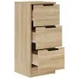 Aparador de madera contrachapada roble Sonoma 30x30x70 cm de vidaXL, Aparadores - Ref: Foro24-811157, Precio: 63,78 €, Descue...