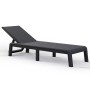 Tumbona Keter con cojín "Mallorca" Textura Yute Antracita by , Loungers - Ref: Foro24-447614, Price: 131,90 €, Discount: %